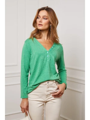 Joséfine Sweter "Drival" w kolorze zielonym rozmiar: M