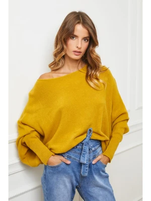 Joséfine Sweter "Egale" w kolorze żółtym rozmiar: L