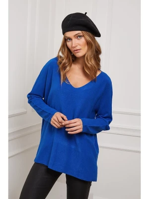 Joséfine Sweter "Erjine" w kolorze niebieskim rozmiar: S