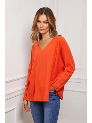 Joséfine Sweter "Erjine" w kolorze pomarańczowym rozmiar: XL