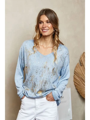 Joséfine Sweter "Evelia" w kolorze błękitnym rozmiar: M