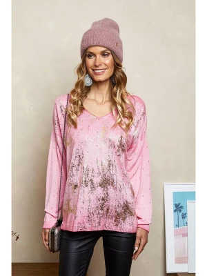 Joséfine Sweter "Evelia" w kolorze jasnoróżowym rozmiar: M