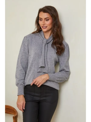 Zdjęcie produktu Joséfine Sweter "Igal" w kolorze szarym rozmiar: S