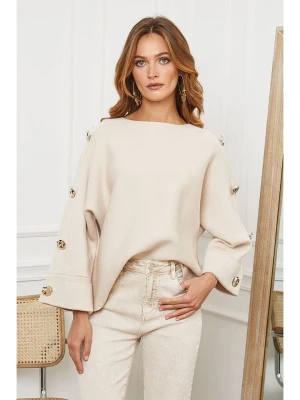 Joséfine Sweter "Marole" w kolorze beżowym rozmiar: M