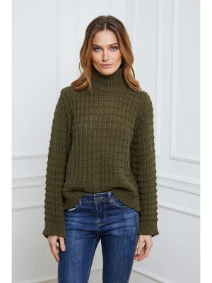 Joséfine Sweter w kolorze khaki rozmiar: L