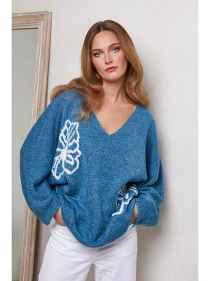 Joséfine Sweter w kolorze niebieskim rozmiar: L