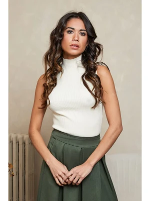 Joséfine Top dzianinowy "Jonfor" w kolorze zielonym rozmiar: L