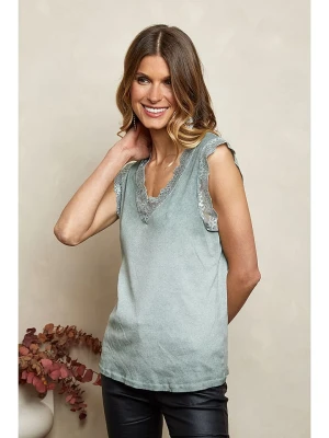 Joséfine Top "Javanaise" w kolorze khaki rozmiar: L