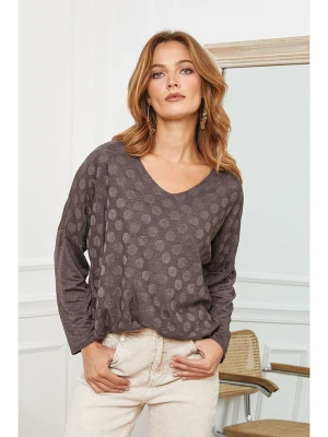 Joséfine Wełniany sweter "Lolita" w kolorze brązowym rozmiar: M