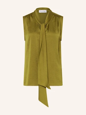 Joseph Ribkoff Bluzka Bez Rękawów Z Wiązaniem Pod Szyją gruen