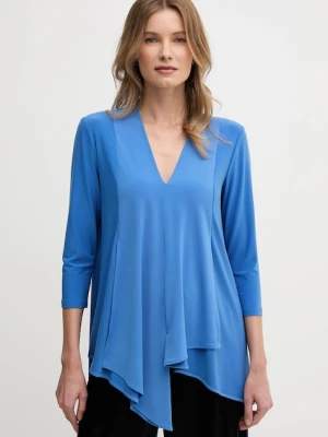 Joseph Ribkoff bluzka damska kolor niebieski gładka 161066S25