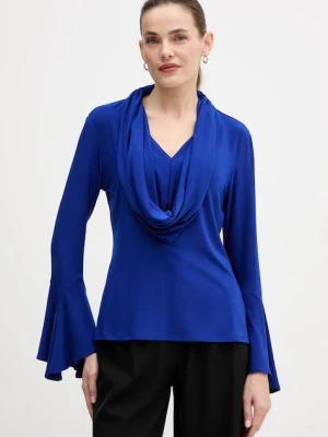 Joseph Ribkoff bluzka damska kolor niebieski gładka 254114