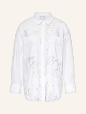 Joseph Ribkoff Bluzka Koszulowa Z Mieszanki Materiałów weiss