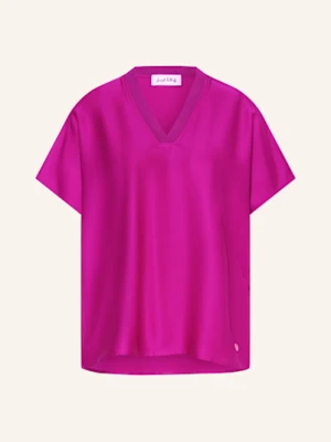 Joseph Ribkoff Bluzka Z Satyny pink