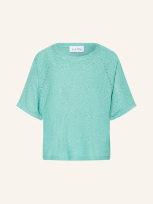 Joseph Ribkoff Dzianinowa Koszulka Z Cekinami blau