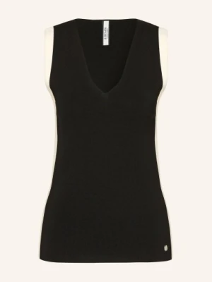 Joseph Ribkoff Dzianinowy Top schwarz
