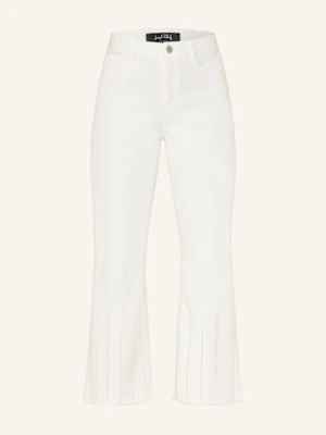 Joseph Ribkoff Jeansy Cropped Z Ozdobnymi Kamykami weiss