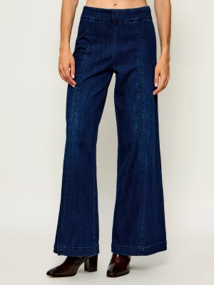 Joseph Ribkoff Jeansy | flare fit granatowy