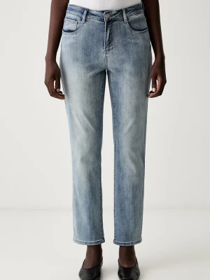 Joseph Ribkoff jeansy slim fit damskie niebieski
