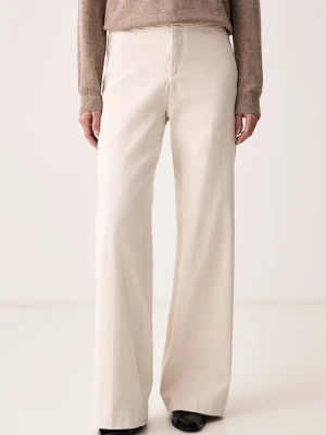 Joseph Ribkoff jeansy straight damskie beżowy