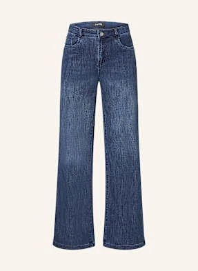 Joseph Ribkoff Jeansy Wide Leg blau