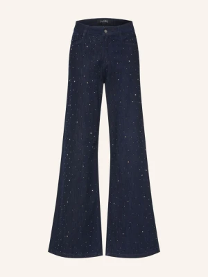 Joseph Ribkoff Jeansy Wide Leg Z Kamieniami Ozdobnymi blau 3302 Dark Denim