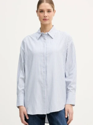 Joseph Ribkoff koszula damska kolor niebieski relaxed z kołnierzykiem klasycznym 261931