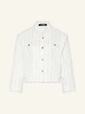 Joseph Ribkoff Kurtka Jeansowa Z Ozdobnymi Kamykami weiss