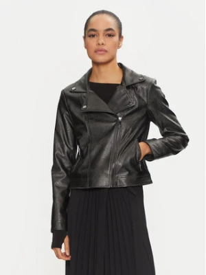 Joseph Ribkoff Kurtka z imitacji skóry 234902F24 Szary Slim Fit