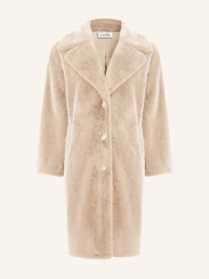 Joseph Ribkoff Płaszcz Ze Sztucznego Futra beige
