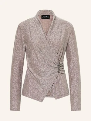 Joseph Ribkoff Signature Bluzka Z Błyszczącą Przędzą silber