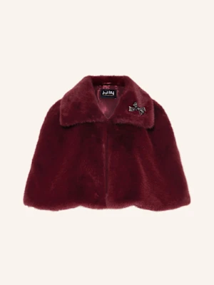 Joseph Ribkoff Signature Bolerko Ze Sztucznego Futra rot