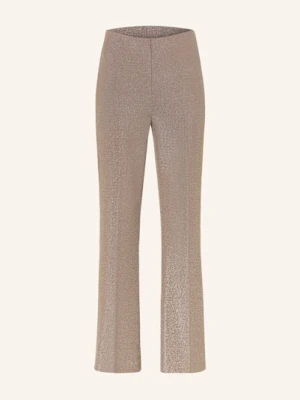 Joseph Ribkoff Signature Spodnie Dżersejowe Z Błyszczącą Przędzą silber