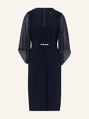 Joseph Ribkoff Signature Sukienka Z Rękawami 3/4 I Ozdobnymi Kamykami blau