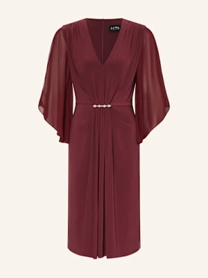 Joseph Ribkoff Signature Sukienka Z Rękawami 3/4 I Ozdobnymi Kamykami rot