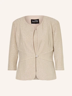 Joseph Ribkoff Signature Zestaw: Blezer I Top Z Ozdobnymi Kamykami beige