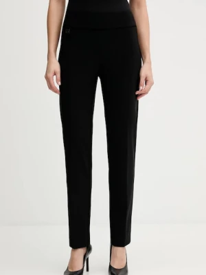 Joseph Ribkoff spodnie damskie kolor czarny dopasowane high waist 144092