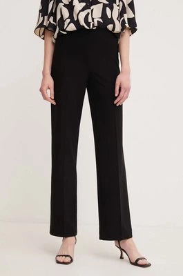 Joseph Ribkoff spodnie damskie kolor czarny proste high waist 153088