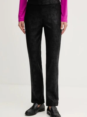 Joseph Ribkoff spodnie damskie kolor czarny proste medium waist 253000