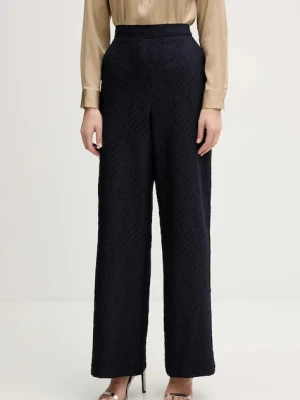 Joseph Ribkoff spodnie damskie kolor granatowy proste high waist 261056