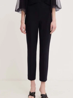 Joseph Ribkoff spodnie damskie kolor granatowy proste medium waist 143105