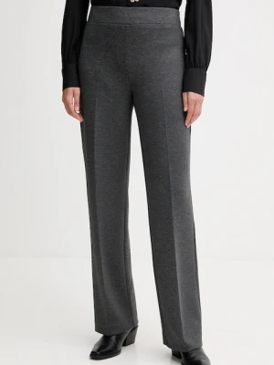 Joseph Ribkoff spodnie damskie kolor szary proste high waist 253300