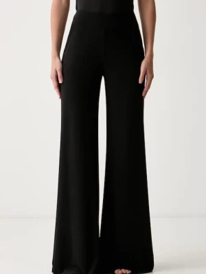 Joseph Ribkoff spodnie wide leg damskie czarny