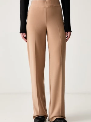 Joseph Ribkoff spodnie wide leg damskie beżowy