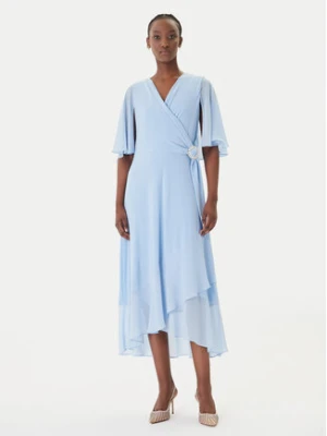 Joseph Ribkoff Sukienka koktajlowa 261714 Błękitny Regular Fit