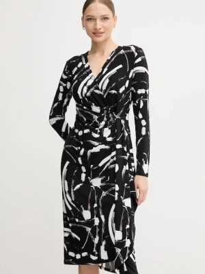 Joseph Ribkoff sukienka kolor czarny midi prosta 254190