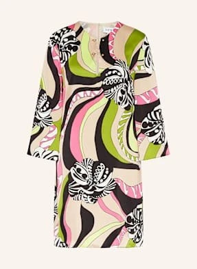 Joseph Ribkoff Sukienka Satynowa Z Rękawami 3/4 beige