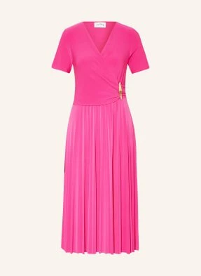 Joseph Ribkoff Sukienka Z Dżerseju W Stylu Kopertowym pink