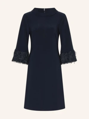 Joseph Ribkoff Sukienka Z Rękawami 3/4 I Frędzlami blau