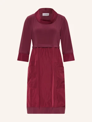 Joseph Ribkoff Sukienka Z Rękawem 3/4 Z Mieszanki Materiałów rot